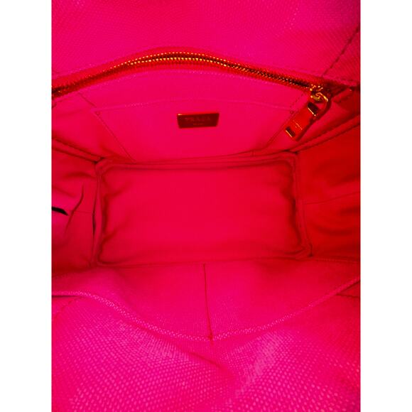 PRADA Pink Mini Canapa Tote - Picture 8 of 10
